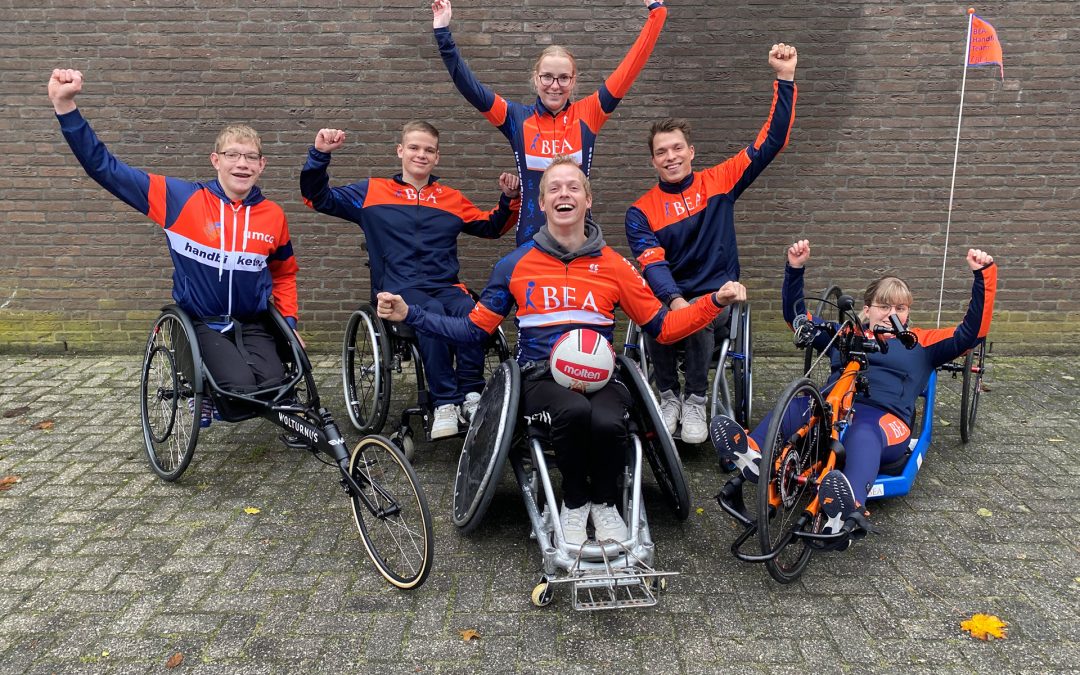 BEA Handbike Groep aan de start