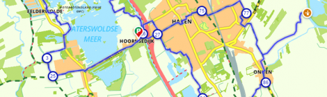 Fietsroute Haren De Groene Parel van het Noorden
